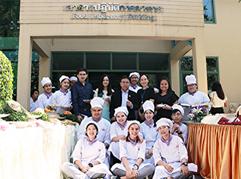 นิทรรศการจัดแสดงผลงานของนักศึกษาสาขาวิชาอุตสาหกรรมอาหารและการบริการ
ชั้นปีที่ 4
