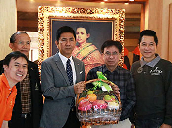 ผู้บริหารและบุคลากร
คณะวิทยาศาสตร์และเทคโนโลยี
มอบกระเช้าสวัสดีปีใหม่อธิการบดีมหาวิทยาลัยฯ