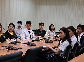 ประชุมสร้างความเข้าใจและมอบหมายงานนักศึกษาช่วยงาน