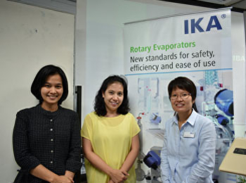 สาขาวิชาชีววิทยา
ร่วมกับศูนย์วิทยาศาสตร์และบริษัท IKA
จัดอบรมการใช้เครื่องมือพื้นฐานแก่นักศึกษา