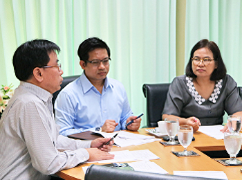 ประชุมผู้บริหารคณะวิทยาศาสตร์และเทคโนโลยี
