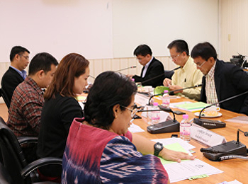 ประชุมคณะกรรมการบริหารงานกองทุน
เพื่อพัฒนาคณะวิทยาศาสตร์และเทคโนโลยี