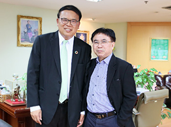 คณบดีคณะวิทยาศาสตร์และเทคโนโลยี
เดินทางเข้าพบ
ปลัดกระทรวงทรัพยากรธรรมชาติและสิ่งแวดล้อม