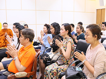 สาขาวิชาวิทยาศาสตร์สิ่งแวดล้อม ร่วมกับ
สำนักทรัพย์สินและรายได้
จัดพิธีทำบุญประจำปี 2562