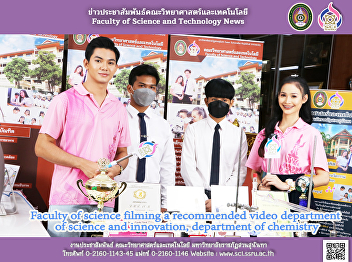 Faculty of science filming a recommended
video department of science and
innovation, department of chemistry