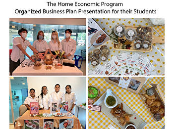 The Home Economic Program Organized
Business Plan Presentation for their
Students