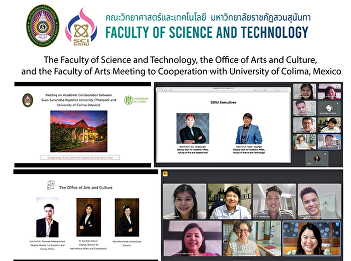 The Faculty of Science and Technology,
the Office of Arts and Culture, and the
Faculty of Arts Meeting to Cooperation
with University of Colima, Mexico
