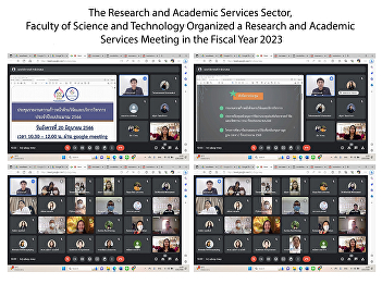 The Research and Academic Services
Sector, Faculty of Science and
Technology Organized a Research and
Academic Services Meeting in the Fiscal
Year 2023