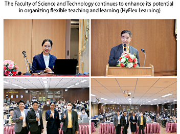 The Faculty of Science and Technology
continues to enhance its potential in
organizing flexible teaching and
learning (HyFlex Learning)