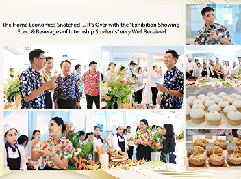 The Home Economics Snatched… It's Over
with the “Exhibition Showing Food &
Beverages of Internship Students” Very
Well Received