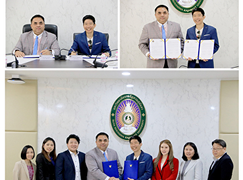 Suan Sunandha Rajabhat University signed
a memorandum of understanding (MOU) with
ARSA Productions Company Limited