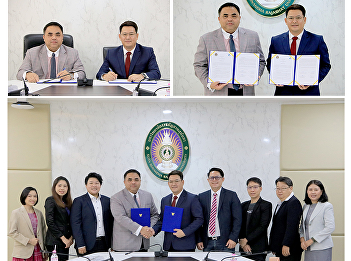 Suan Sunandha Rajabhat University signed
a memorandum of understanding (MOU) with
AlphaSec Company Limited