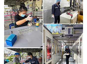 The Science Center has Environmental
Quality Measurement Academic Services
Service to Kimberly-Clark Professional
(Thailand) Ltd.