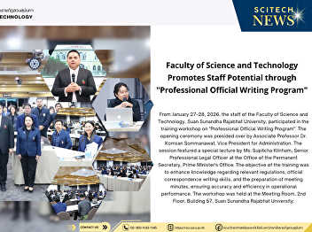 Faculty of Science and Technology
Promotes Staff Potential through
